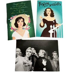 Old Hollywood Cards Andy Warhol Edie Sedgwick Postcard Bette Davis Natalie Wood